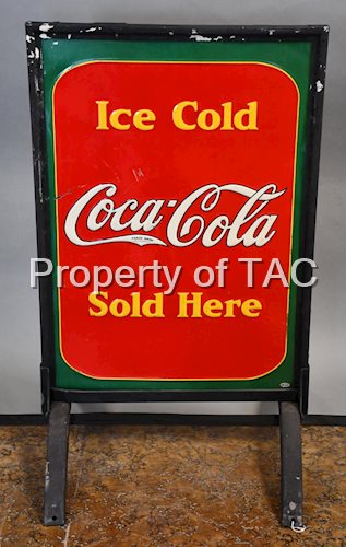 Ice Cold Coca-Cola Sold Here Metal Signs
