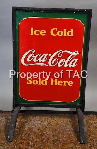 Ice Cold Coca-Cola Sold Here Metal Signs