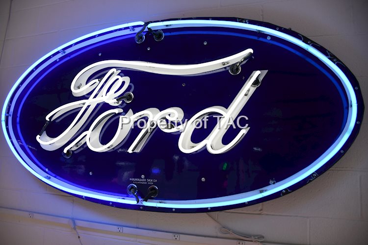 Ford Neon Porcelain Sign
