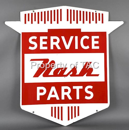 Nash Service Parts Porcelain Shield Sign