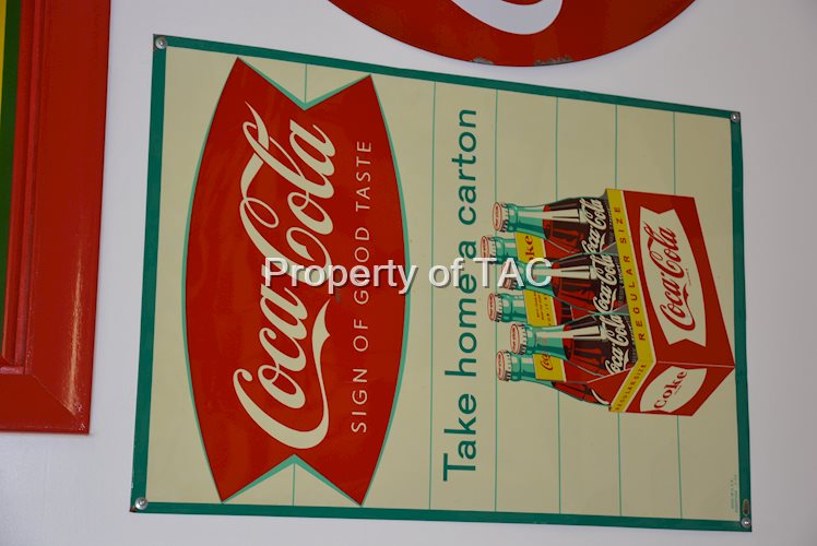 Coca-Cola "Take Home a Carton" with six pack graphics,