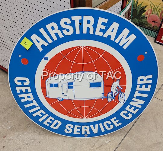 Airstream Certified Service Center w/Logo Metal Sign