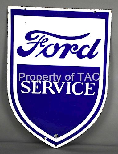 Ford Service Porcelain Shield Sign