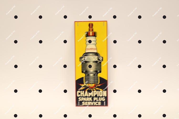 Champion Spark Plug Service sign
