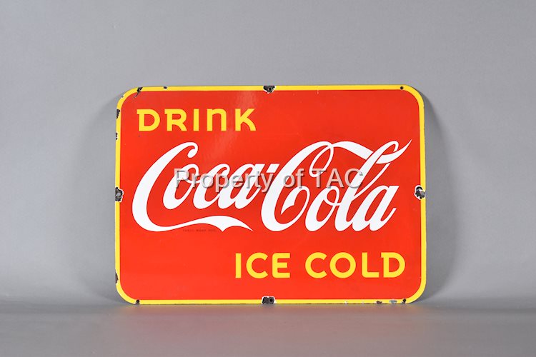 Drink Coca-Cola Porcelain Sign