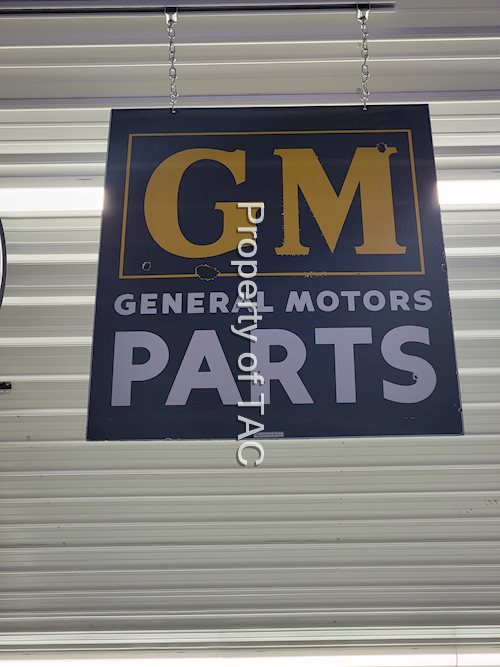 GM General Motors Parts Porcelain Sign