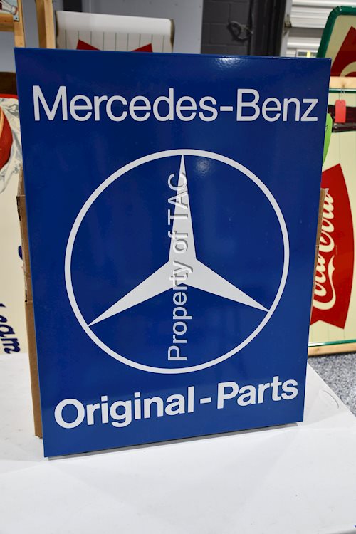 Mercedes-Benz Original-Parts w/Logo Porcelain Sign