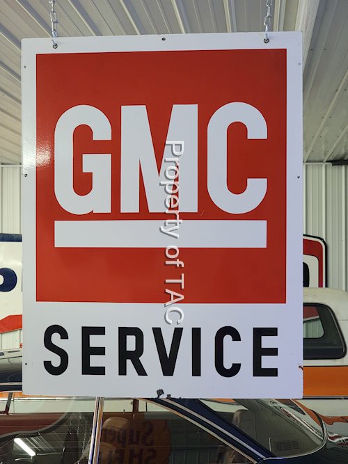 GMC Service Porcelain Sign