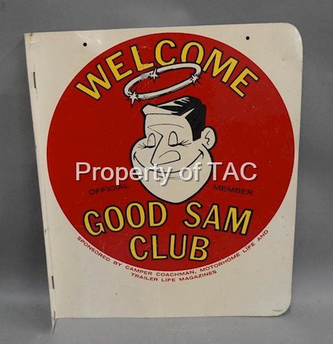 Welcome Good Sam Club Metal Flange Sign
