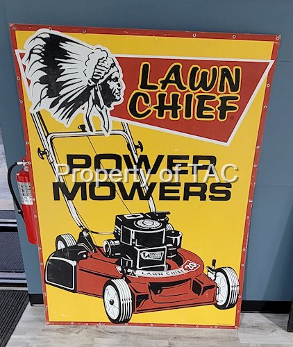 Lawn Chief Power Mowers Metal Sign