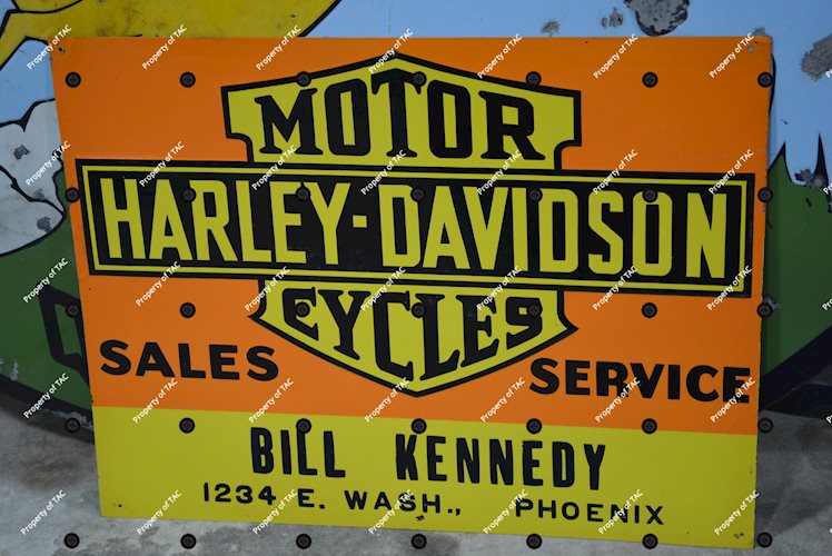 Harley-Davidson Motorcycles Sale-Service Metal Sign
