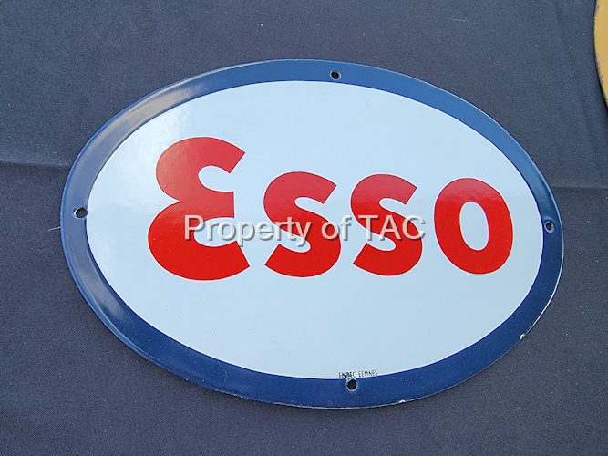 ESSO Porcelain Pump Sign