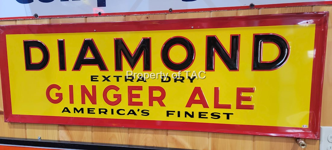 Diamond Extra Dry Ginger Ale Metal Sign
