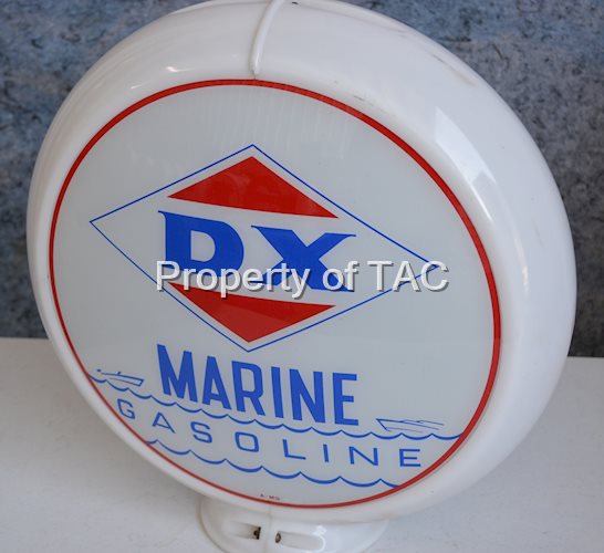 D-X Marine Gasoline w/logo 13.5" Single Globe Lens