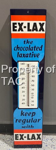 Ex-Lax The Chocolate Laxative Porcelain Thermometer