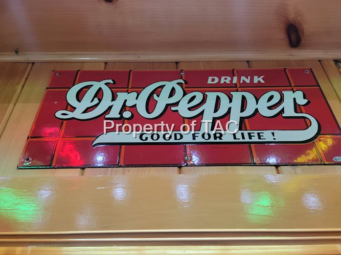 Drink Dr. Pepper "Good for Life" Porcelain Sign