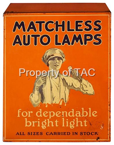 Matchless Auto Lamps Point of Sale Metal Display Cabinet