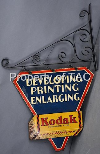 Kodak Developing-Printing-Enlarging Metal Sign