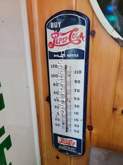 Buy Pepsi:Cola Big, Big Bottle Metal Thermometer