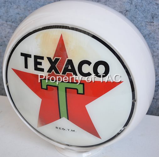 Texaco (black-T) w/Star Logo 13.5" Single Globe Lens
