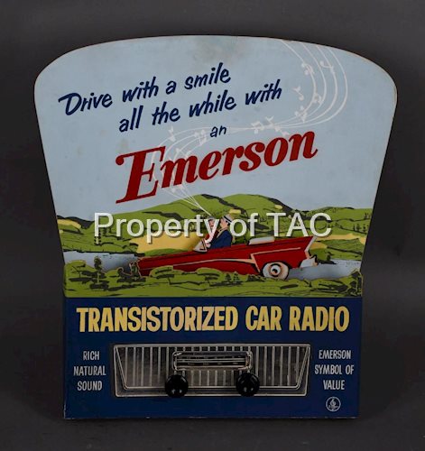 "Graphical" Emerson Transistorized Car Radio Motion Display