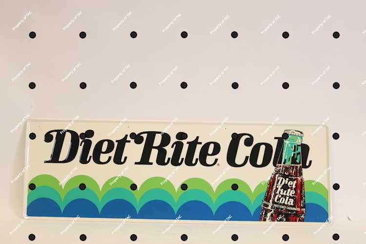 Diet Rite Cola w/bottle logo sign