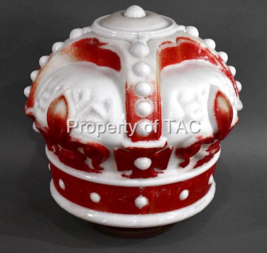 Standard Oil Red Crown OPC Milk Glass Globe (TAC)