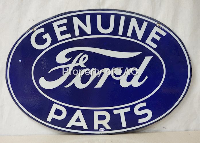 Genuine Ford Parts Porcelain Sign