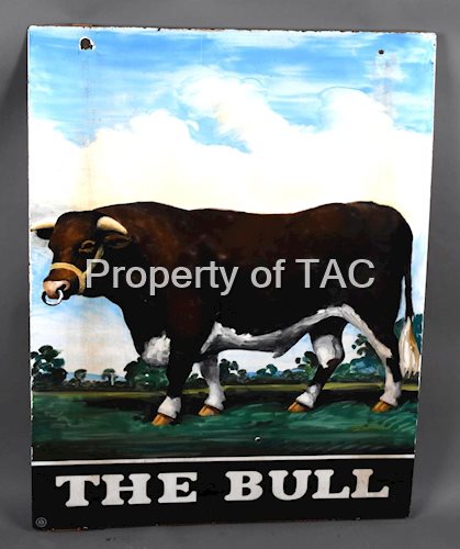 The Bull "GRAPHICAL" Porcelain Sign