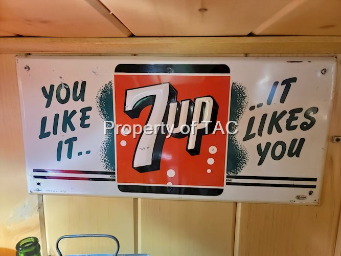 7up Metal Sign for Vending Machine