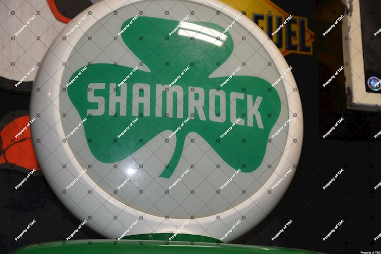 Shamrock w/clover logo 13.5 single globe lens"
