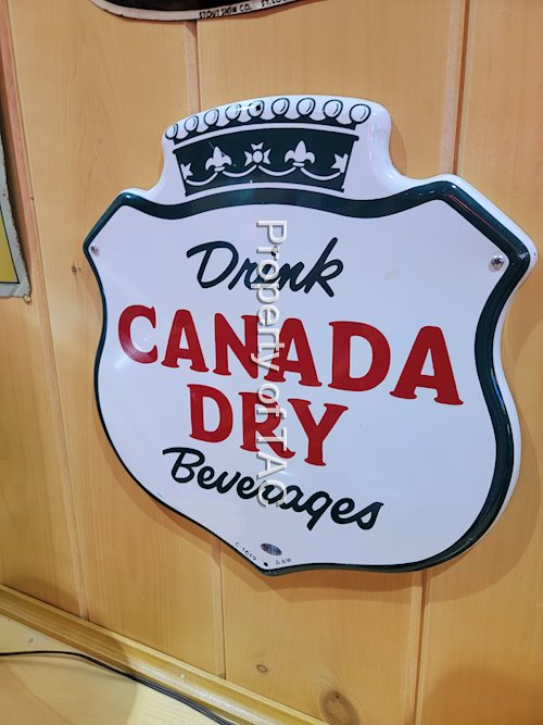Drink Canada Dry Metal Sign