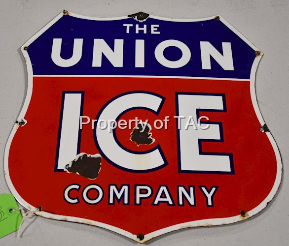 The Union Ice Company Porcelain Sign