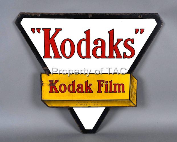"Kodaks" Kodak Film Porcelain Sign