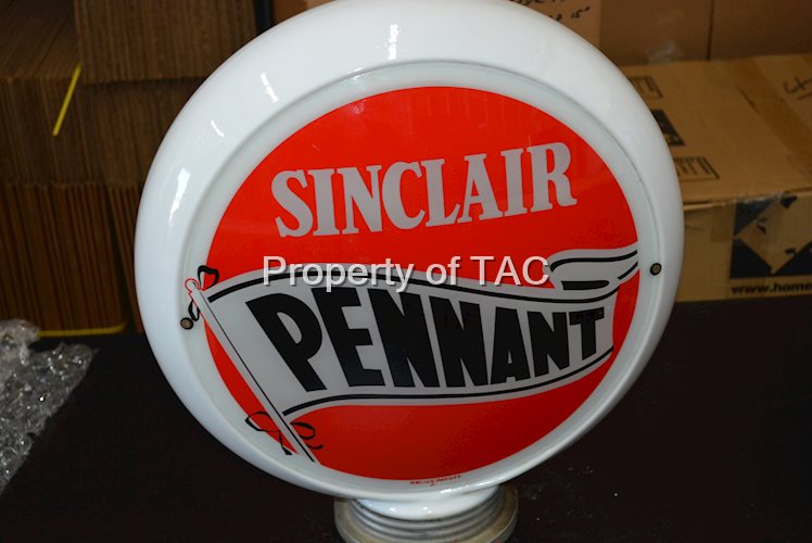 Sinclair Pennant (touching the pole) 13.5" Single Globe Lens