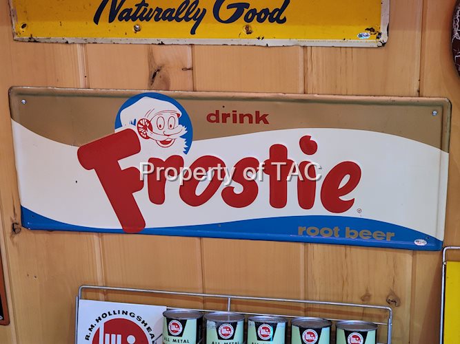 Drink Frostie Root Beer w/logo Metal Sign