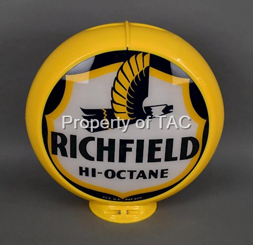 Richfield Hi-Octane w/Art Deco Eagle 13.5" Globe Lenses (TAC)