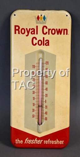 Royal Crown Cola Metal Thermometer