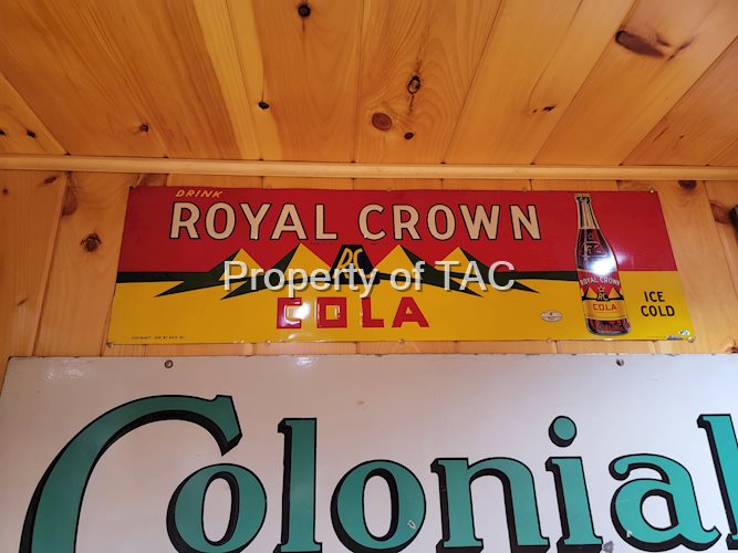 Royal Crown Cola w/Image Metal Sign