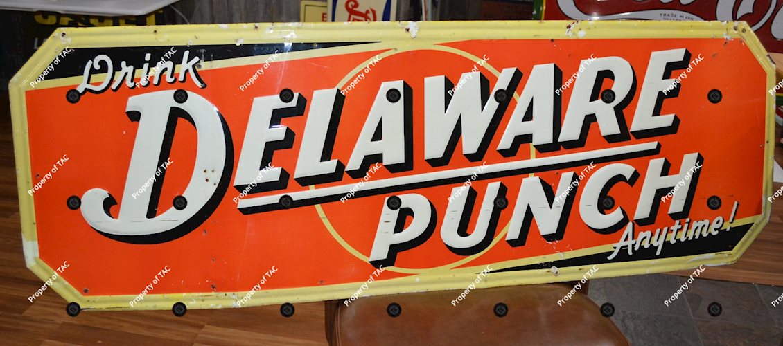 Drink Delaware Punch Anytime! Metal Sign