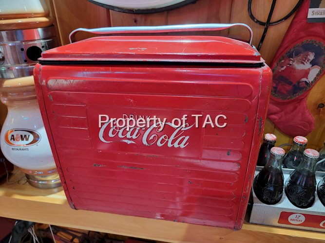 Drink Coca-Cola Metal Carrying Cooler