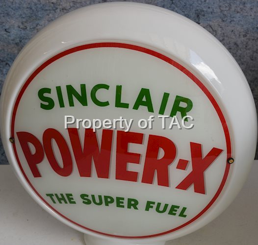 Sinclair Power-X The Super Fuel 13.5" Single Globe Lens