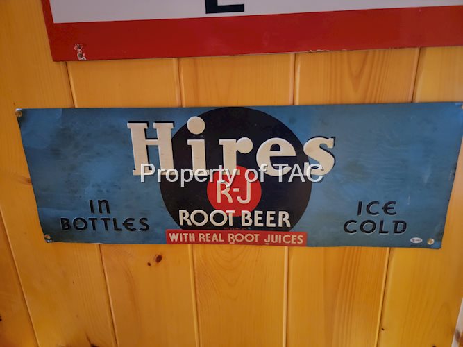 Hires Root Beer w/Logo Metal Sign