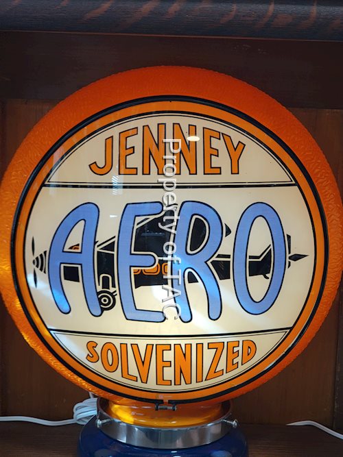 Jenny Aero Solvenized w/Logo 13.25" Gill Globe Lenses