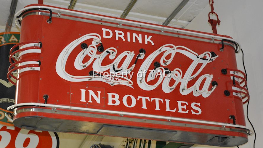 Drink Coca-Cola in Bottles neon