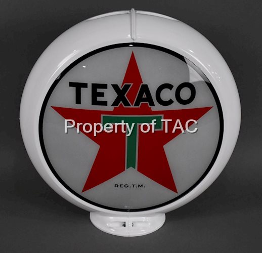 Texaco (white-T) Star Logo 13.5" Globe Lenses (TAC)