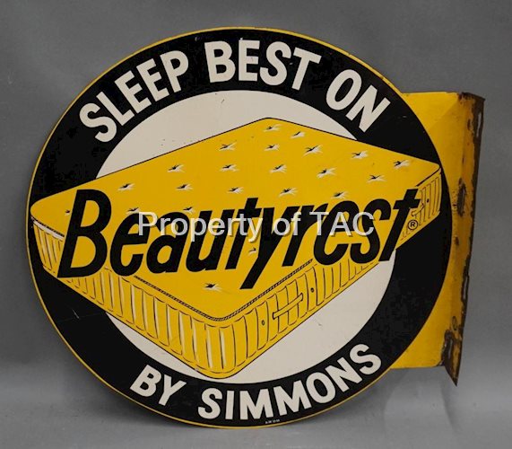 Beautyrest by Simmons w/Image Metal Sign