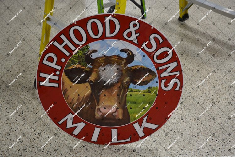 H.P. Hood & Sons Milk sign
