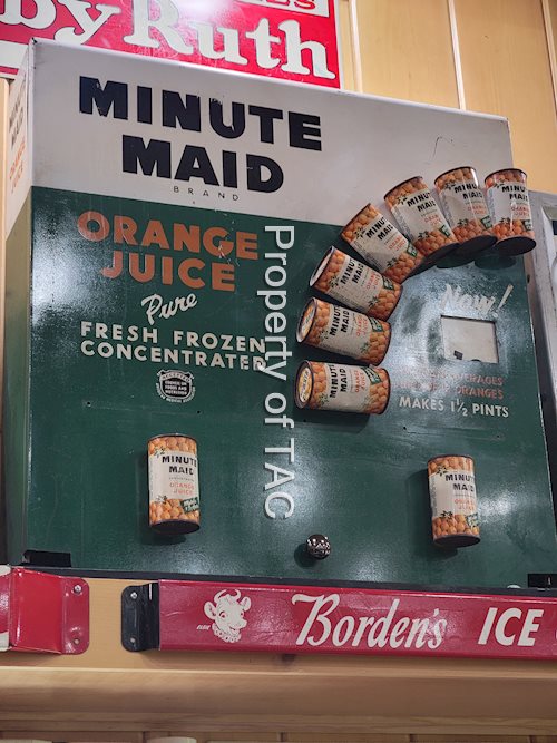 Minute Maid Orange Metal Display