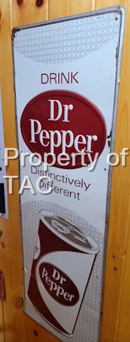 Drink Dr Pepper w/Can Logo Metal Sign